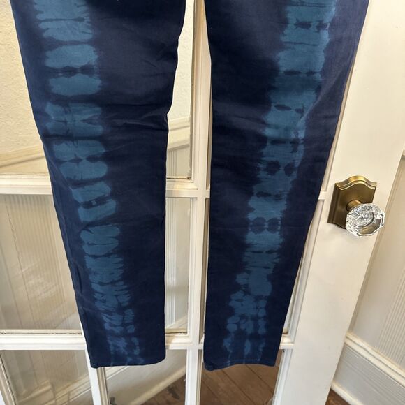 Rock and Republic Berlin Mid Rise Skinny Jeans Blue Tie Dye Womens 8 - Picture 11 of 12